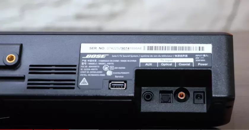 Bose Solo 5 soundbar wireless per videoproiettore
