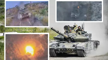Un drone FPV ucraino da 500 dollari ha colpito un altro carro armato russo ammodernato T-90M del valore di 4,5 milioni di dollari