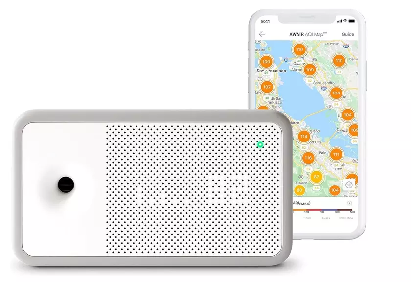 Awair Element Monitor intelligente della qualità dell'aria per interni per le allergie