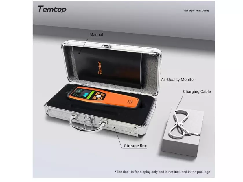 Temtop M2000 monitor qualità aria allergie