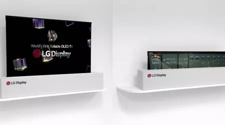 LG ha introdotto la prima TV al mondo, che può essere arrotolata in un tubo