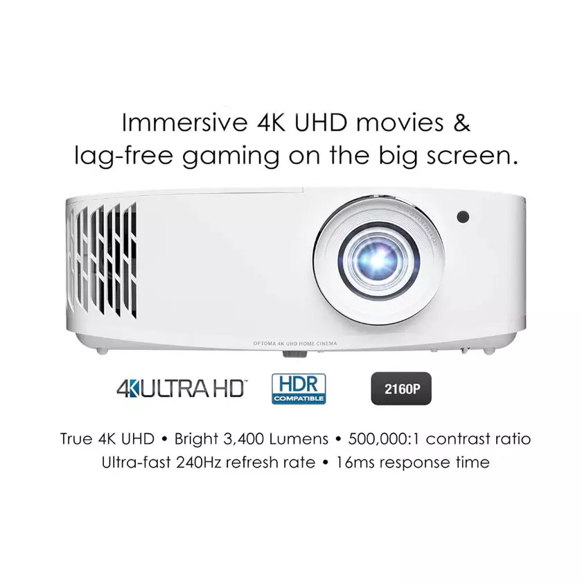 Proiettore domestico Optoma UHD50X Recensione proiettore Optoma