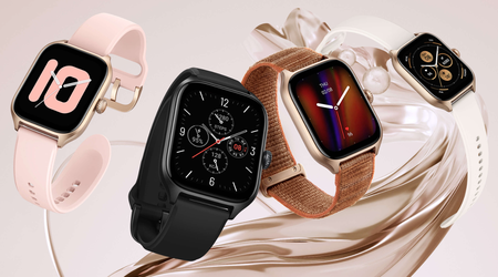 Amazfit GTS 4 - Schermo AMOLED, monitoraggio della frequenza cardiaca e della saturazione, GPS e 150 modalità sport a 200€