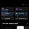 Anteprima del gestore file di One UI 8