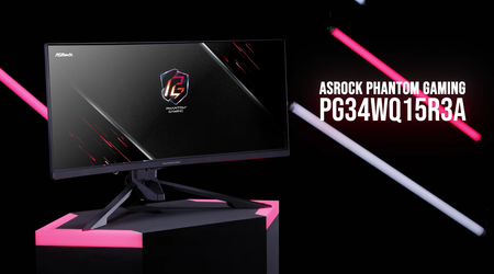 ASRock ha presentato il monitor Phantom Gaming con schermo OLED aggiuntivo montato in un supporto