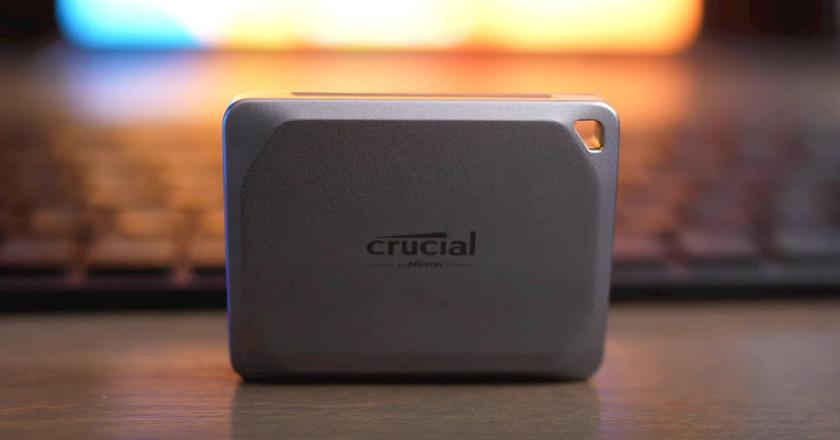 SSD esterno Crucial X9 Pro per il montaggio video