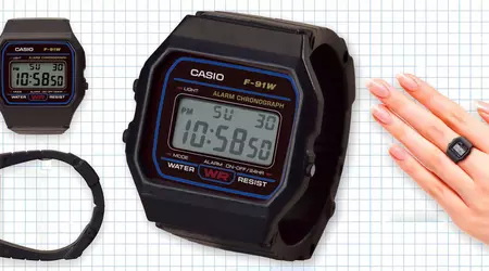 Casio ha lanciato una collezione di mini orologi a forma di anelli