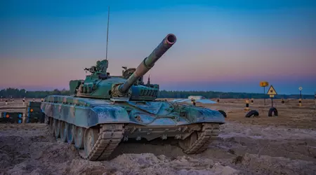 Una colonna di carri armati T-72M1 e T-72M1R, arrivata in Ucraina dalla Polonia, è stata avvistata nella parte anteriore