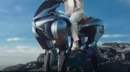 Kawasaki ha presentato il concept del cavallo robot Corleo, un'impressionante opera di trasporto del futuro.