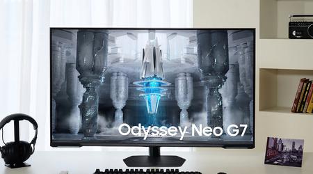 Samsung ha presentato l'Odyssey Neo G7 (G70NC): monitor da gioco da 43 pollici con schermo Mini LED 4K a 144 Hz per 982 dollari