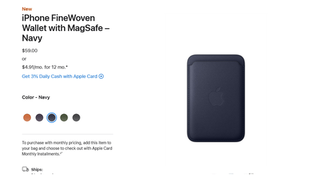 Apple riporterà FineWoven, ma non nelle custodie