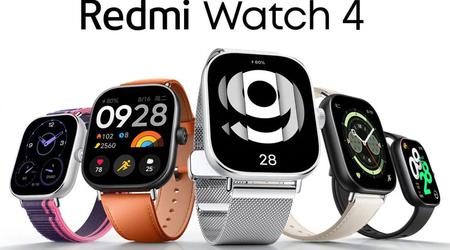 Xiaomi ha presentato il Redmi Watch 4 con GPS, NFC e resistenza all'acqua IP68 a 70 dollari