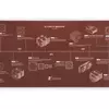 Anteprima del tappetino Noctua NP-DM3