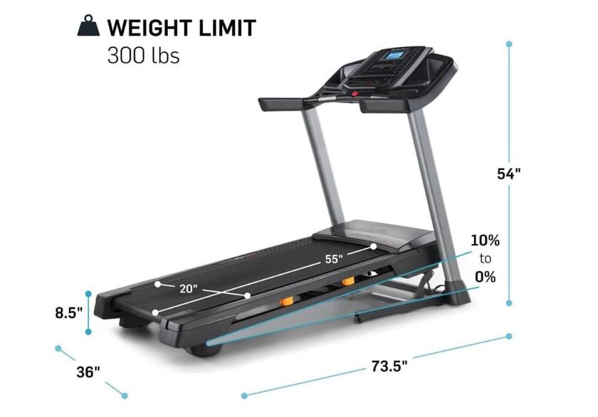 NordicTrack serie T Tapis roulant 1000€
