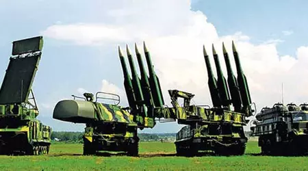 Il sistema di difesa aerea russo si è attaccato (video)