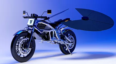 MASK Architects ha svelato la motocicletta SOLARIS con ricarica a pannelli solari