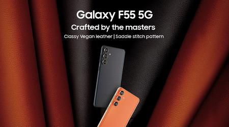 Samsung Galaxy F55 5G: display AMOLED a 120 Hz, processore Snapdragon 7 Gen 1, fotocamera da 50 MP e batteria da 5000 mAh a 325 dollari
