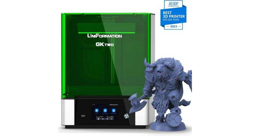 UniFormation GKtwo miniature stampante 3d