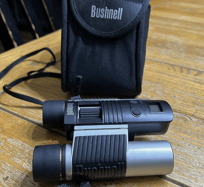Binocolo con fotocamera digitale Bushnell Imageview 10x25
