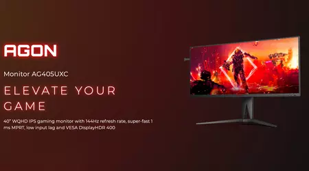 AOC AGON AG405UXC: monitor da gioco con schermo da 40", IPS, risoluzione 2K e 144Hz
