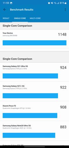Recensione Samsung Galaxy S22 Ultra: una fusione di due galassie-84