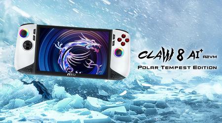 Design accattivante e specifiche migliorate: MSI ha svelato la console portatile Claw 8 AI+ Polar Tempest Edition
