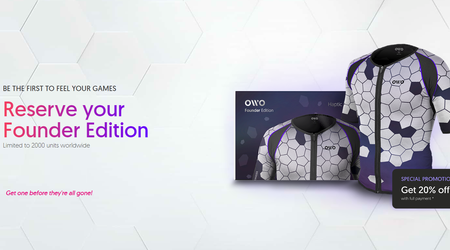 OWO Skin - un costume VR da 499 euro in grado di simulare colpi di proiettile, ferite da coltello e ragni che strisciano sulla pelle