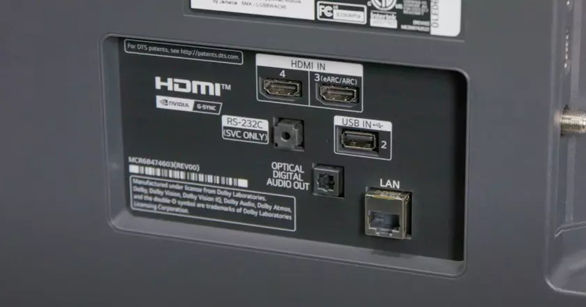 TV OLED B4 di LG da 65 pollici monitor per chiesa