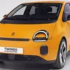 Anteprima: Vista frontale della quarta generazione di Renault Twingo