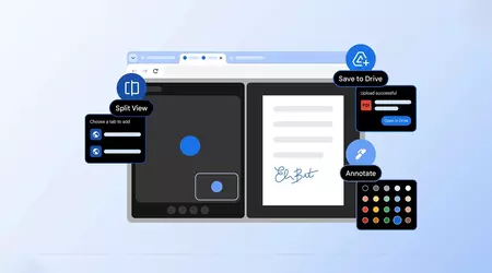 Google ha aggiunto una nuova funzione Split View (due schede in una finestra) a Chrome e ha reso molto più conveniente lavorare con i file PDF