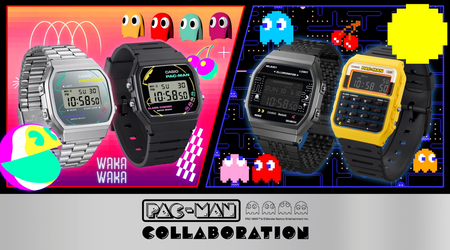 Casio e Pac-Man presentano una collezione di orologi retrò con i personaggi preferiti del gioco