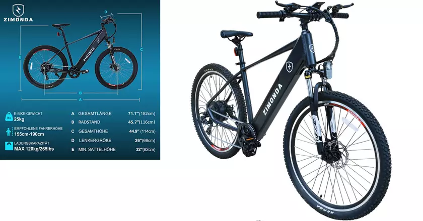 ZIMONDA migliore e-bike per la consegna
