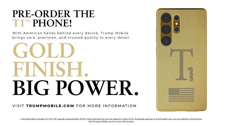 Lo smartphone T1 "americano" di Trump ...