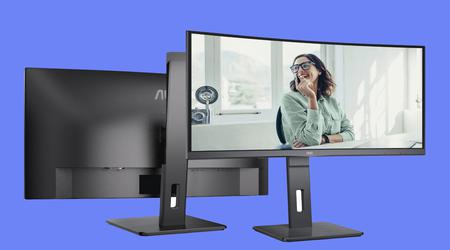 AOC ha presentato la gamma di monitor P3 con schermi fino a 34 pollici, una curvatura di 1500R e frequenze di aggiornamento fino a 100Hz.