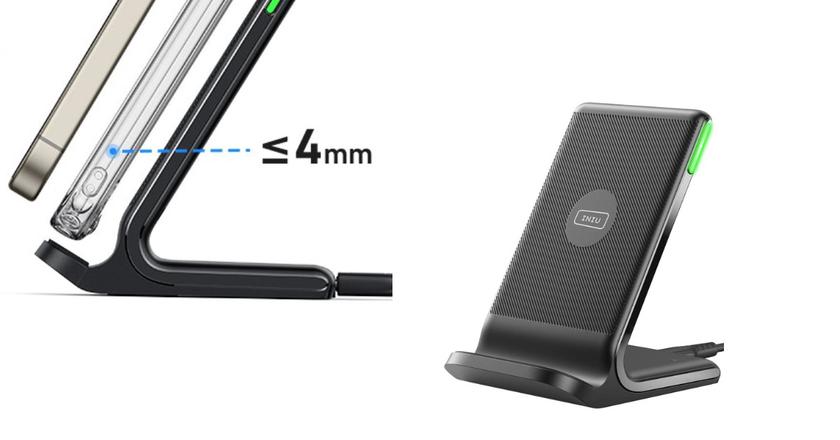 Caricabatterie wireless INIU 15W per otterbox defender