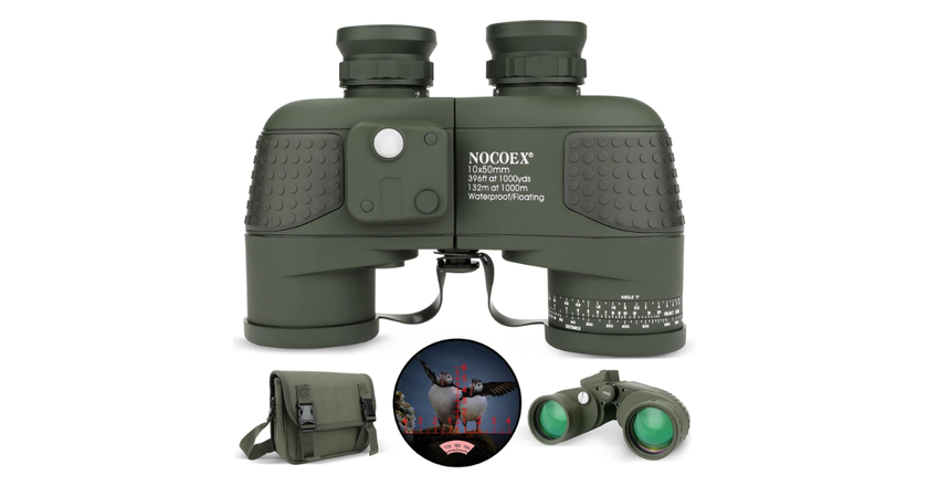 NOCOEX 10x50 migliori binocoli per navi da crociera