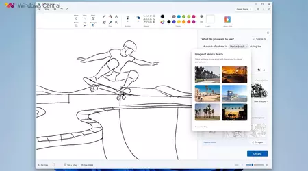 Microsoft Paint per Windows 11 aggiungerà algoritmi di intelligenza artificiale per la manipolazione delle immagini