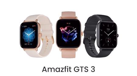 Offerta limitata nel tempo: Amazfit GTS 3 su Amazon con uno sconto di 30 dollari