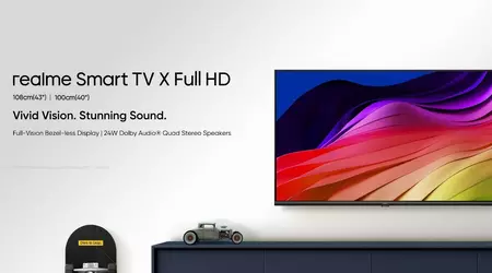 realme si prepara a rilasciare una linea di Smart TV X Full HD TV con schermi fino a 43″, chip MediaTek e altoparlanti da 24W