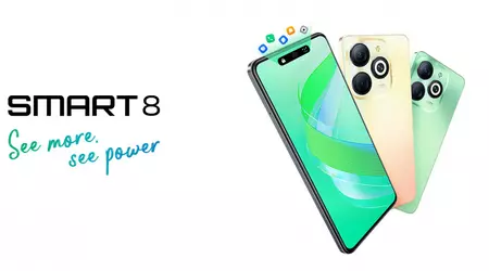 Infinix Smart 8 - UNISOC T606, display LCD a 90Hz, Android 13 e fotocamera da 13MP al prezzo di 100€.