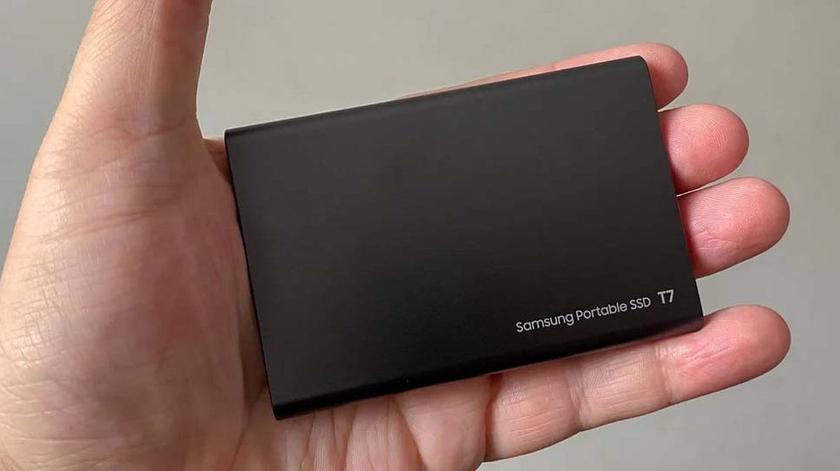 Samsung T7 memoria esterna fotografo