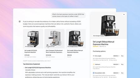OpenAI ha aggiornato ChatGPT - ora il chatbot suggerisce cosa acquistare online