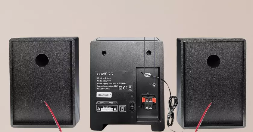 Impianto stereo domestico compatto LONPOO