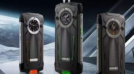 Blackview Oscal Pilot 2: 2 schermi, 2 torce, batteria da 8800 mAh e temperature da -20ºC a 60ºC.