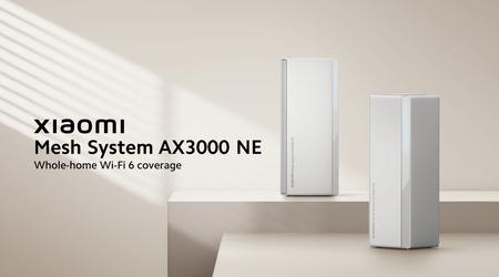 Xiaomi ha introdotto sul mercato mondiale il sistema AX3000 NE Mesh con supporto WiFi 6 