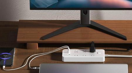 Xiaomi ha presentato una protezione contro le sovratensioni con prese di corrente, porte USB e 67 W di potenza per 14 dollari.