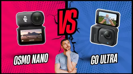 DJI Osmo Nano vs Insta360 GO Ultra: Confronto