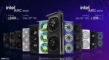 Intel ha presentato le schede grafiche Arc B580 e B570 basate sull'architettura GPU Xe2 Battlemage.