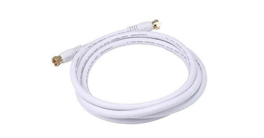 Cavo coassiale RG6 Monoprice per modem internet