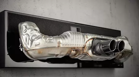 Porsche Design ha ricavato un altoparlante musicale da un tubo di scarico della Porsche 992 GT3 e lo venderà per 12.000 dollari